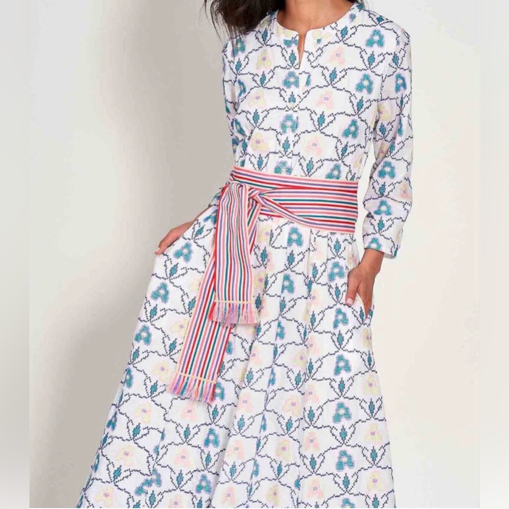 Nimo With Love Embroidered Wrap Dress- L